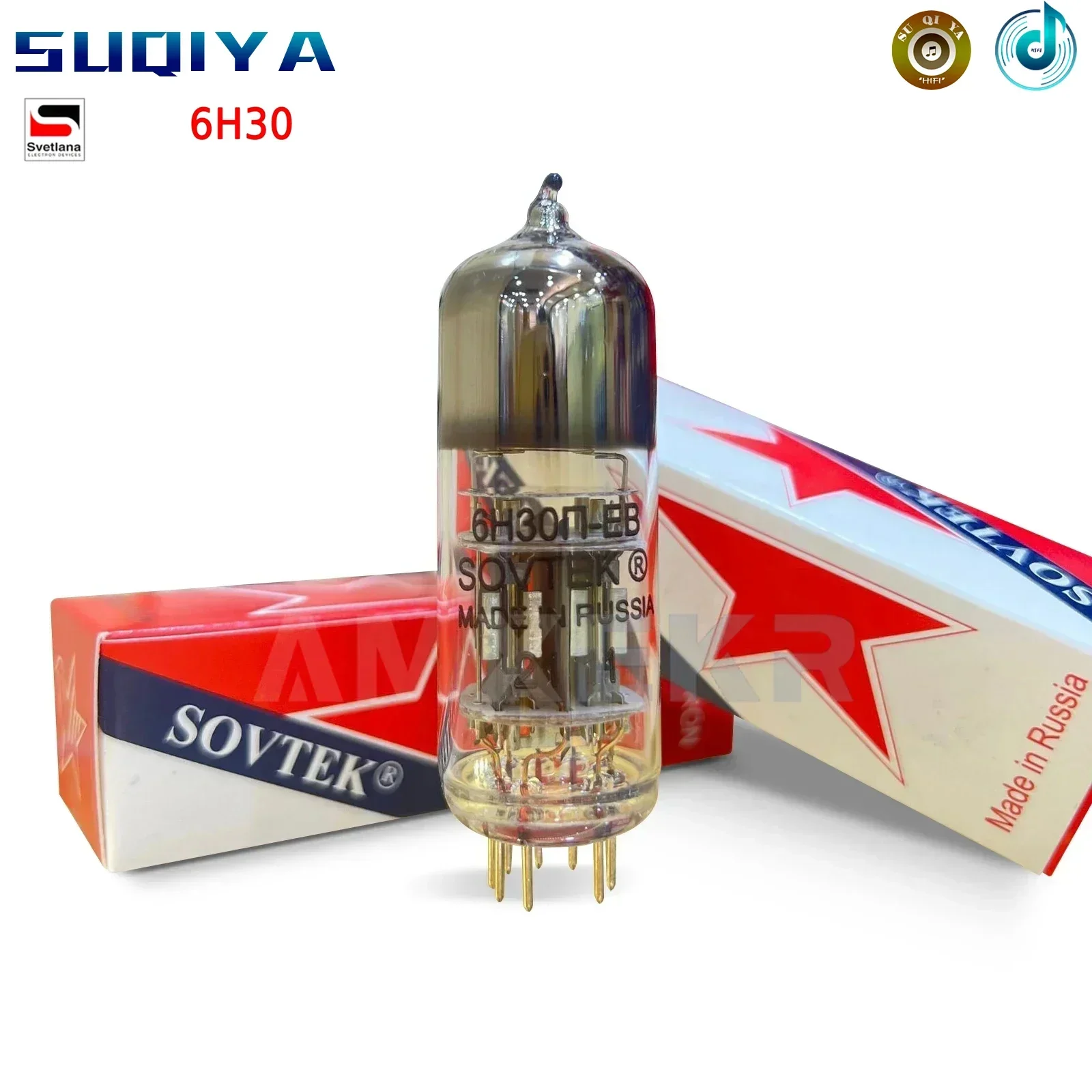 SUQIYA-SOVTEK 6H30 Vacuum Tube Valve Replace 6N6 6H30PI Electron Tube Amplifier Kit DIY Audio Factory Test and Match Genuine