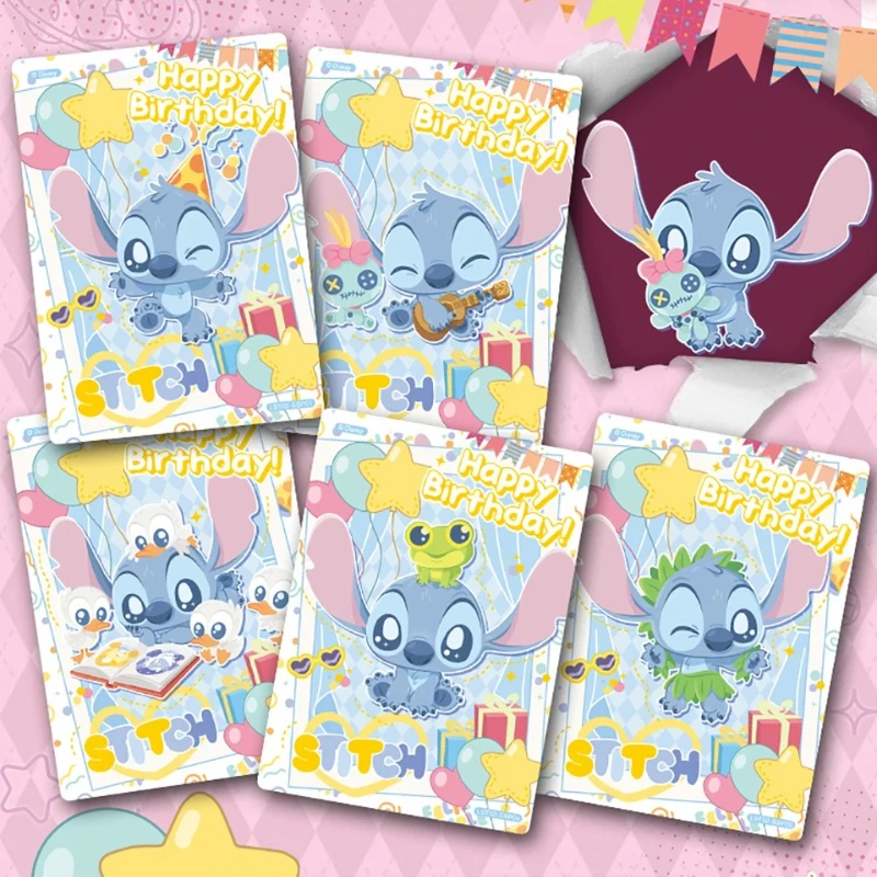CARD.FUN الأصلي ليلو وستيتش جمع بطاقات للأطفال الرسوم المتحركة غرزة لحظات مؤذية صريف بطاقات فنية اللعب الهدايا #3