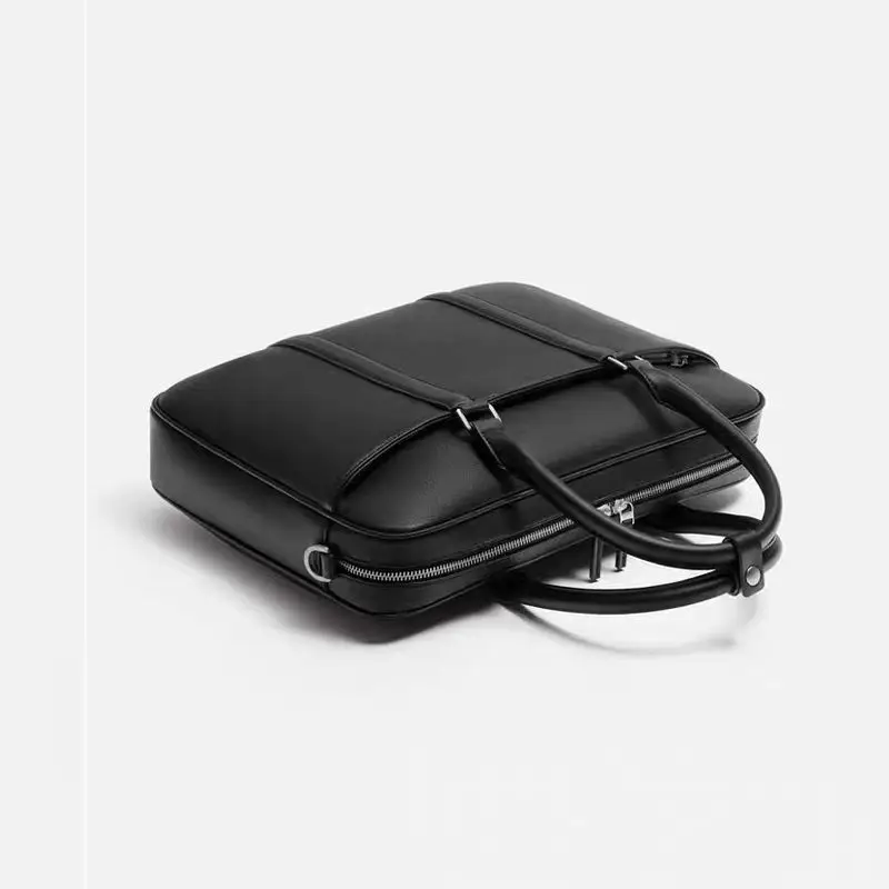 جديد فاخر بولي Leather جلد رجال الأعمال حقيبة الذكور حقيبة كتف الرجال حقيبة ساعي حقيبة يد الأعمال ركاب حقيبة لابتوب #2