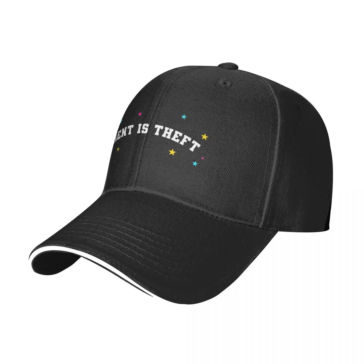 Rent Is Theft - Anti Landlord Baseball Cap Sunscreen Anime Big Size Hat For Man Women's