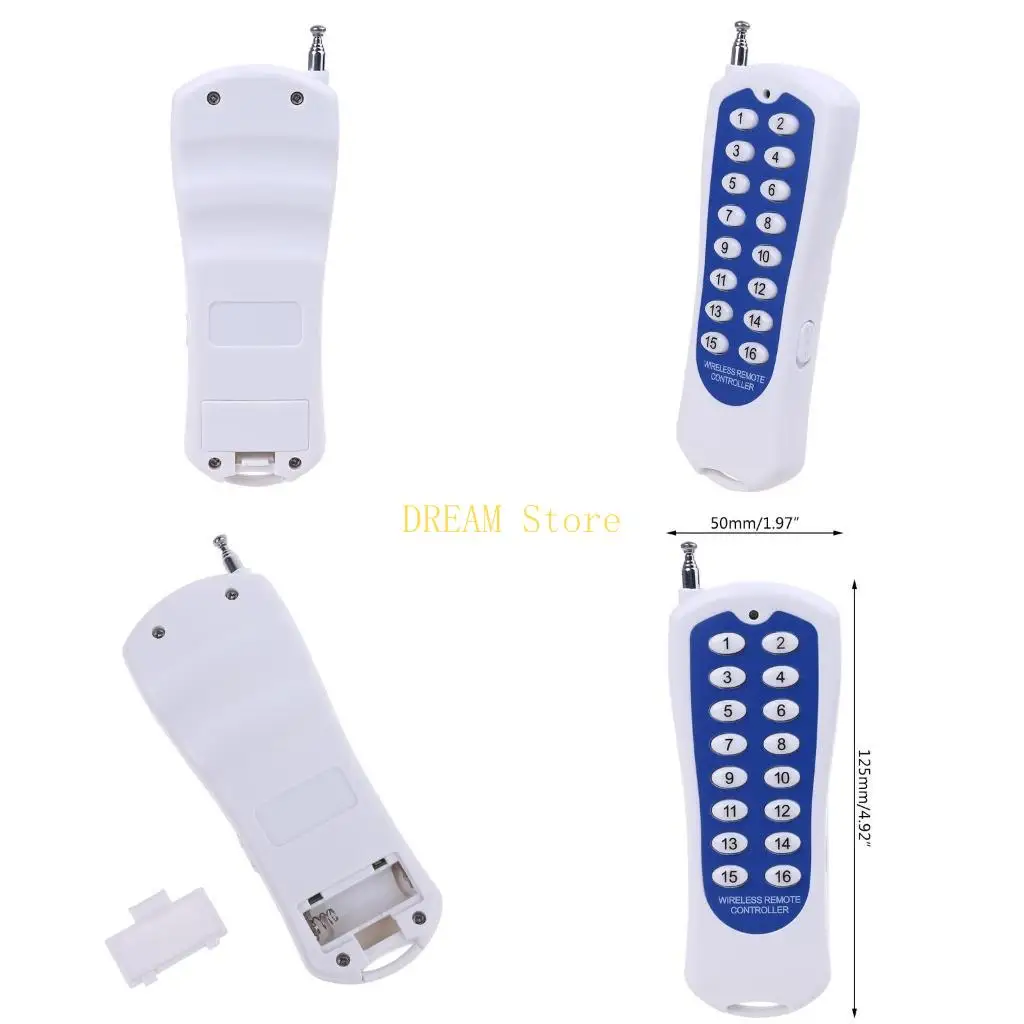 DC12V 16CH RF Wireless Remote Control 16 Keys Wireless Transmitter for Alarm best sale