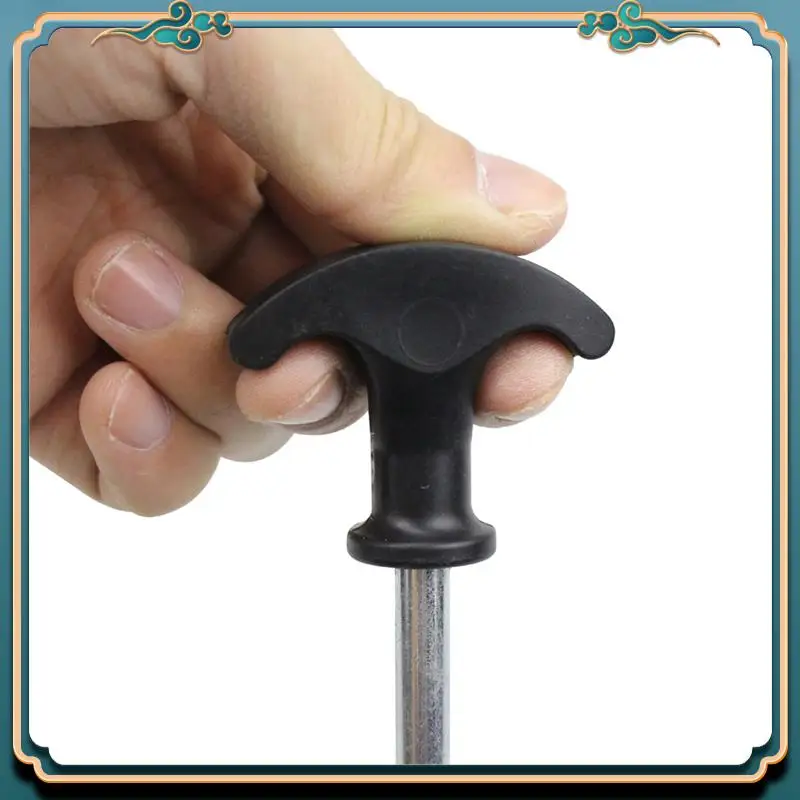 

Outdoor Camping Tent Nails T-Shaped Hand-Threaded Ground Nails Wind Rope Nails Canopy Steel Nails Durable