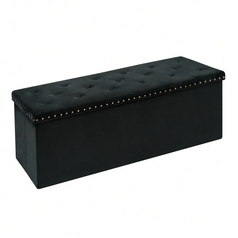 Storage Bench Ottoman With holstered Rectangle Ottoman With LiftOff Lid,Home Decor For Living Room,Bedroom,Entrance Hall