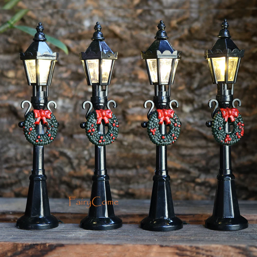 Lot De 10 Lampadaires LED échelle Z – 3V – Avec Résistances – Pour Maquettes Ferroviaires, Paysages Miniatures, Bonsaï