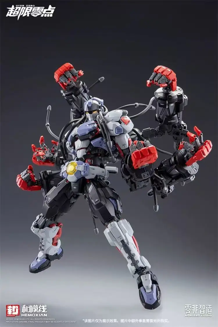 【New product】HEMOXIAN OVER ZERO BAKI Boxer Figure Model MG 1/100 Toys Suit Action Figures Collect Ornaments Kids Gifts Pre-sale