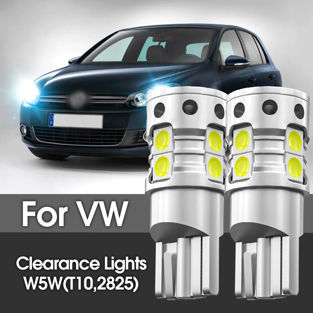 

2 светодиодных габаритных фонаря W5W T10 Canbus для VW Golf mk3 mk4 mk5 mk6 3 4 5 6 Passat B5 B5.5 B6 B7 B8 CC Polo 6r Touran Caddy 2