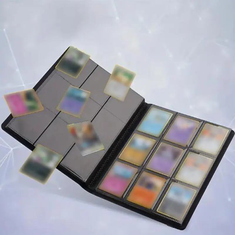 Collectible Card Binder Album 160/360/480 Card Holder 4/9/12 Grids Card Binder Album Large-capacity Card Binder Notebook