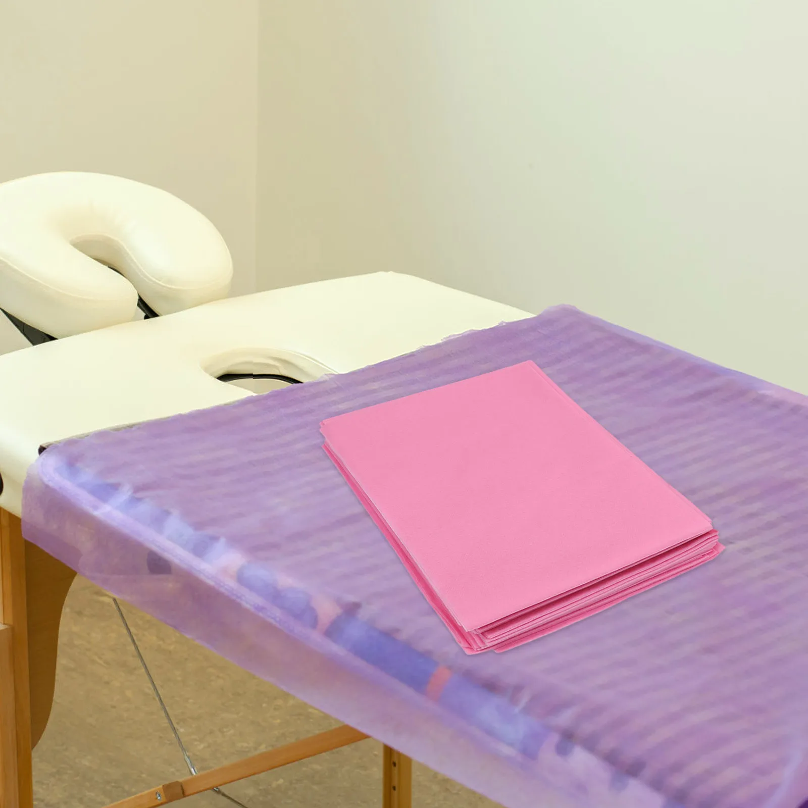 

10 шт. одноразовая простыня из нетканого материала, спа-кровать для массажного терапевтического салона, водонепроницаемые простыни, портативный размер для путешествий