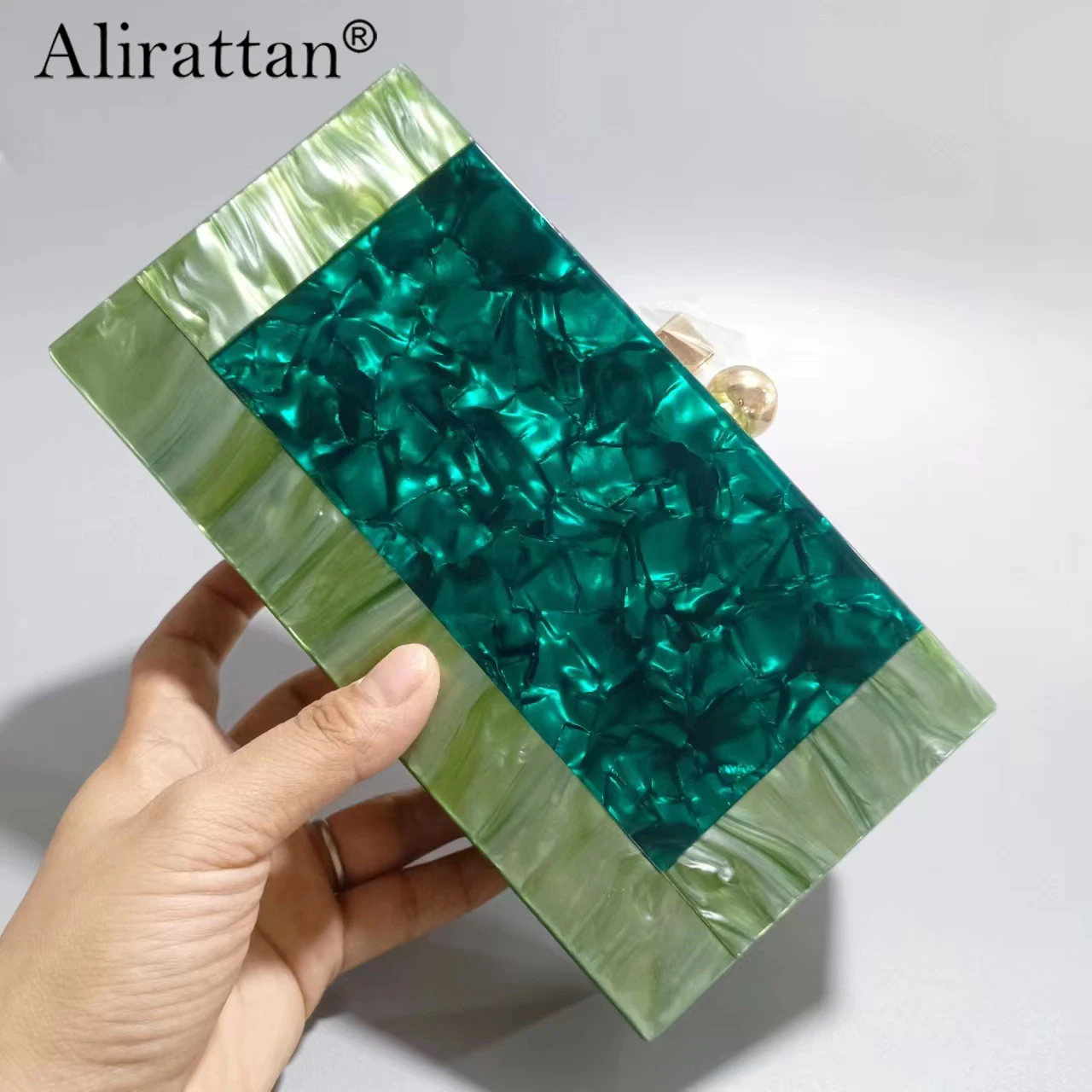 alirattan-2026-new-banquet-bag-retro-splicing-bag-trendy-acrylic-single-shoulder-crossbody-chain-bag