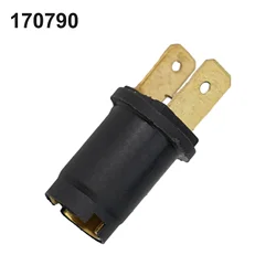 1PCS Gniazdo reflektora Uchwyt żarówki Globe Uchwyt żarówki Boczny uchwyt żarówki170790 Dla 6V/12V/24V Ba9s 989/233