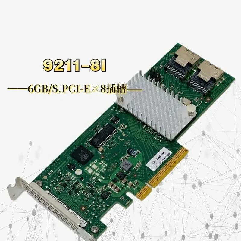 

Карта RAID-массива 9211-8i 6 ГБ SATA/SAS D2607-A21 d2607-a11