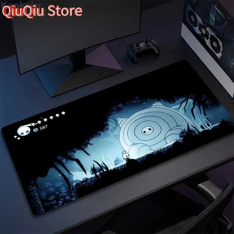 Mouse Pads Hollow Knight Table Mats Computer Mousepad Company Big Desk Pad 80x30 XXL Large Gamer Mousepads Anime Mause Mat Rugs
