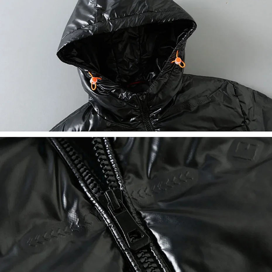 12XL 10XL Plus Größe Helle Parkas Männer Winter Dicke Jacke Wasserdichte Mantel Mode Lässig Einfarbig Parkas Männlich Große Größe 12XL