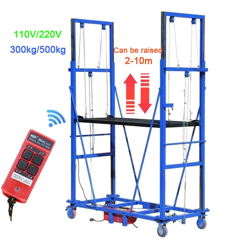 Customized Electric Scaffold Lift Platform Heavy Duty Industrial Motorized Construction Ladder Elevator Lift Table