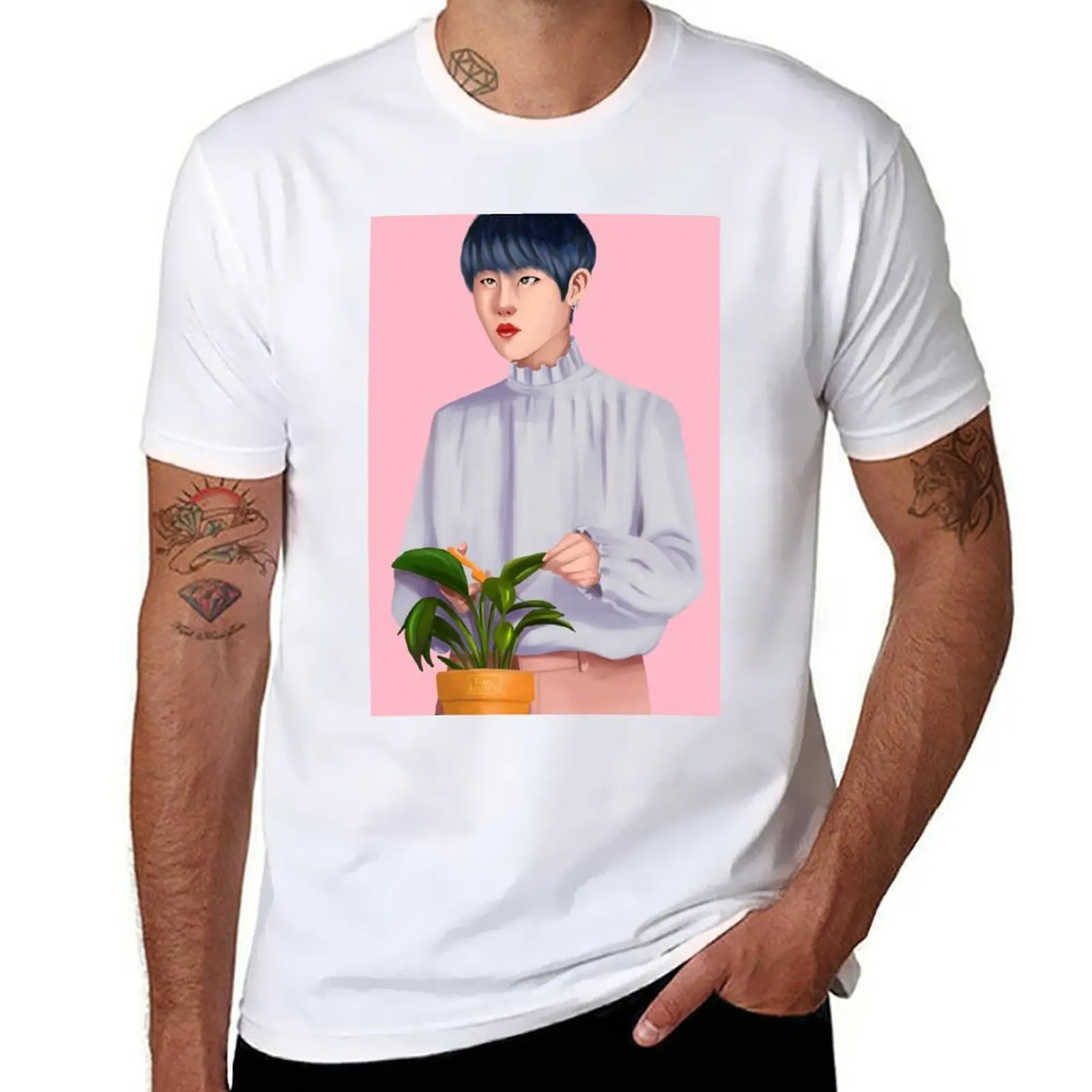 

ZICO She's a Baby T-Shirt Work Style Casual T-Shirt