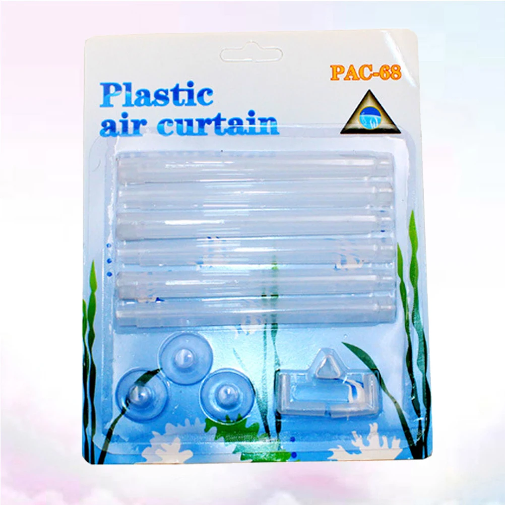 

2 Sets 17X13.5X1.3Cm Transparent Plastic Oxygen Bubble Strip For Fish Tank Aquarium Air Pump Accessory Reusable Air Bubbler