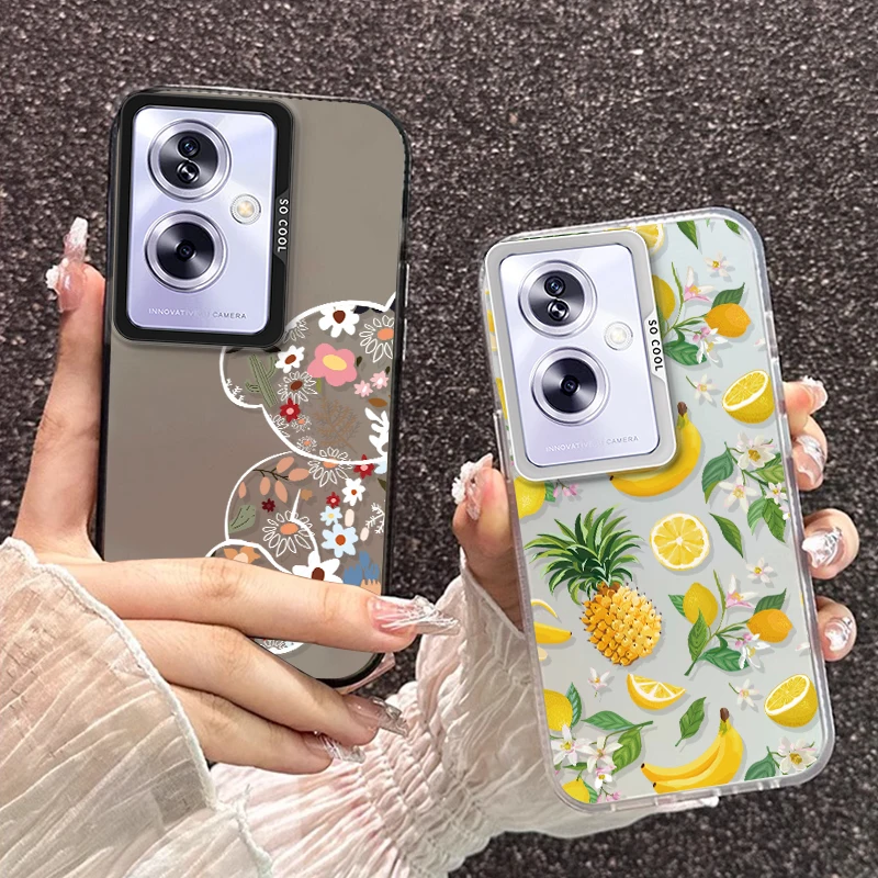 Abstract Fruit Lemon For Oppo A79 A98 5G A17 A38 A54 A74 A78 A94 A40 A96 A60 4G Reno 6 8T 10 11 12 7Z 5 Find X3 Lite Phone Case