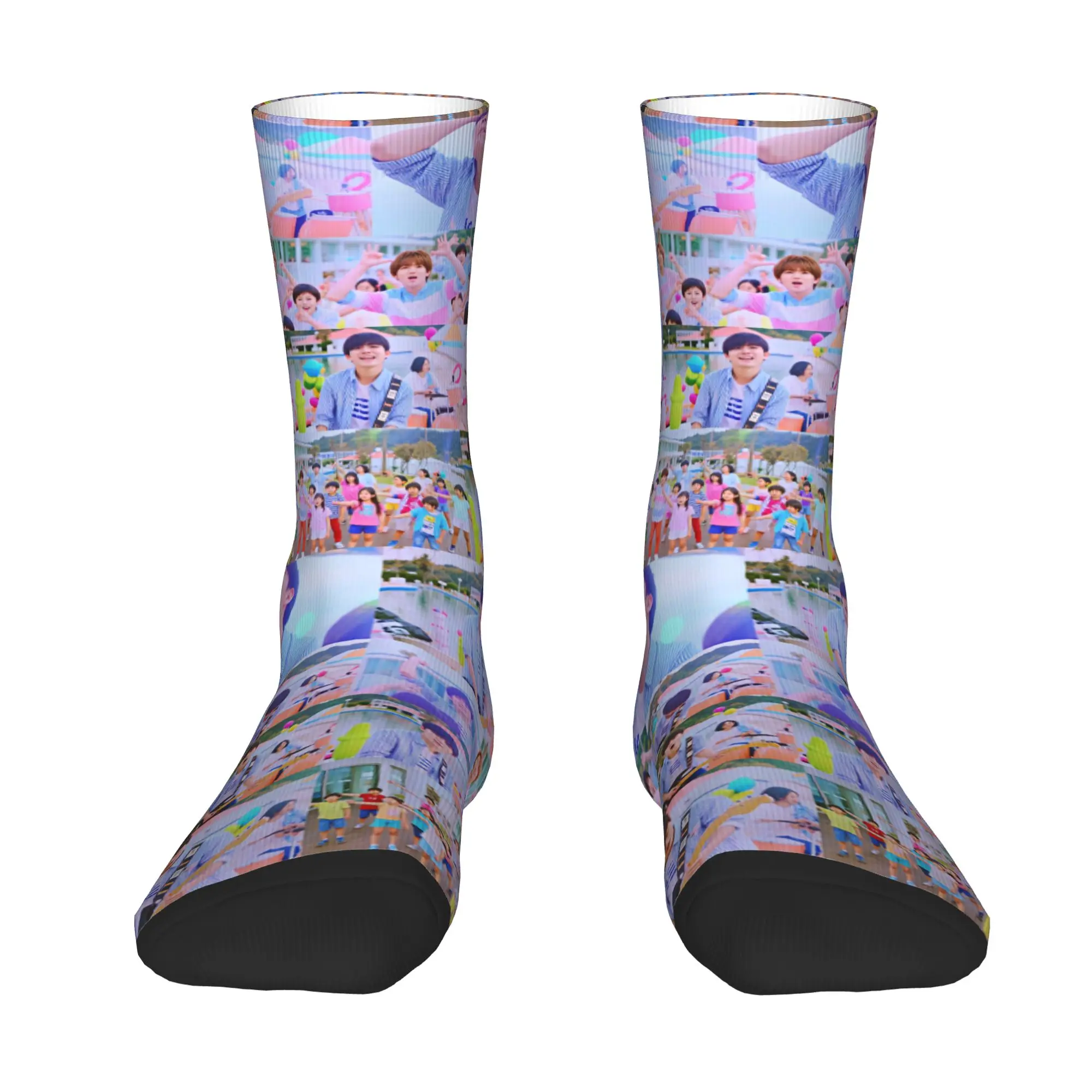 M-Mrs G-GREEN A-APPLE Rock Band Dress Socks Men Women Warm Fashion Novelty Japane Pop Crew Socks