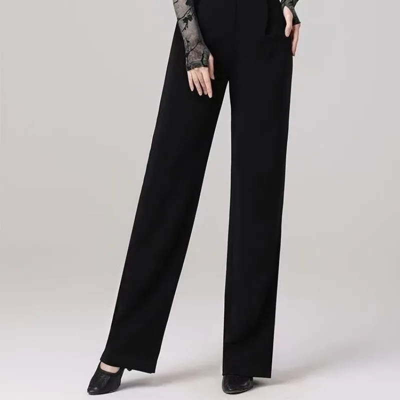 新しいハイウエストダンスパンツ痩身女性のジテウグダンスハイウエストルーズラティーナパンツ女性