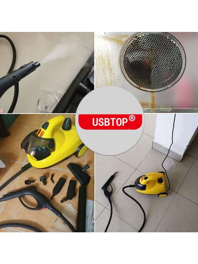 1800W large capacity kitchen home  High pressure steam cleaner machine   for car lavadora de alta pressão   carpet steamer images - 6