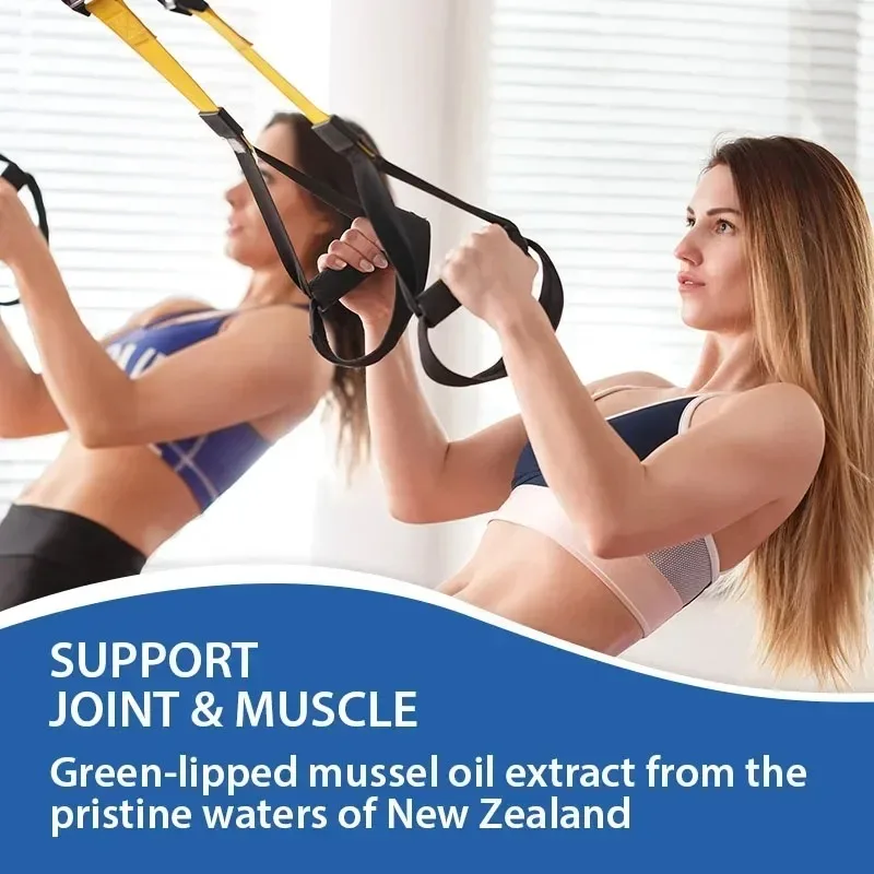 Joint and Muscle Support - Reduces Muscle Pain, Improves Mobility, Promotes Joints, Bone and Muscle Health, Non-GMO