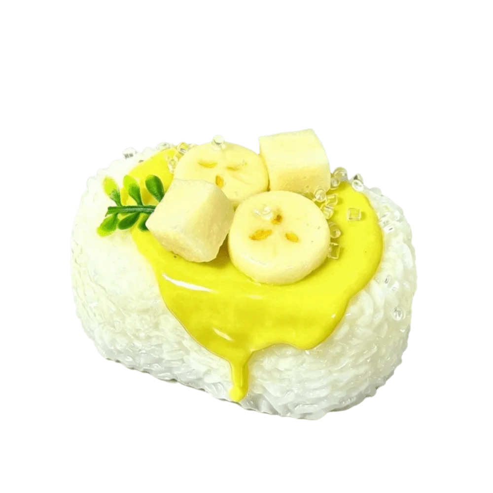 TPR Dessert Squishy Toy Soft Touch Slow Rising Simulation Pudding Fidget Toy Realistic Food Shape Pinching Stress Relieving Toy