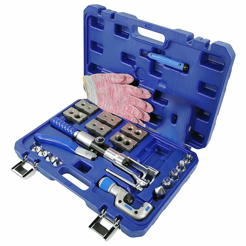 

Универсальный гидравлический расширитель и инструмент для развальцовки труб 2-в-1 WK-400 для медных трубок диаметром 3/16, 1/4, 5/16, 3/8, 1/2, 5/8, 3/4, 7/8 дюйма