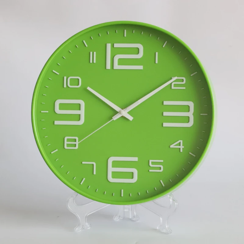

Fashion Digital Wall Clocks Silent Decoration Kitchen Nordic Wall Clocks Restaurant Plastic Home Decor Стенные Часы MHBGZ