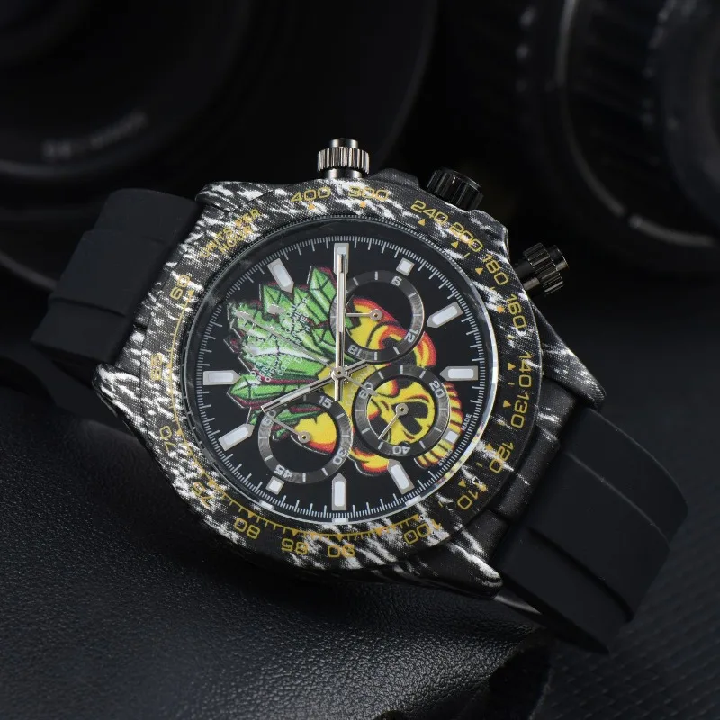 ​​2025 Men's Luxury Quartz Watch Stainless Steel Band Sapphire Crystal Waterproof Chronograph Calendar Luminous Business