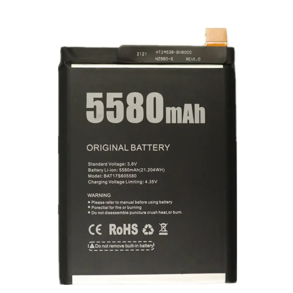 ค้างคาวปี 2024 173605580   แบตเตอรี่เดิมสําหรับ Doogee S60/S60 Lite 5580mAh คุณภาพสูงโทรศัพท์แบตเตอรี่แบตเตอรี่ Bateria + เครื่องมือ