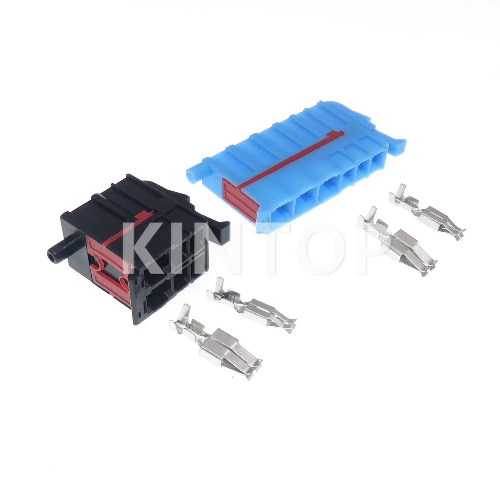 1 Set 6 Pin AC Assemblaggio Spina per auto Cablaggio Presa per cablaggio per connettore moto auto con terminali