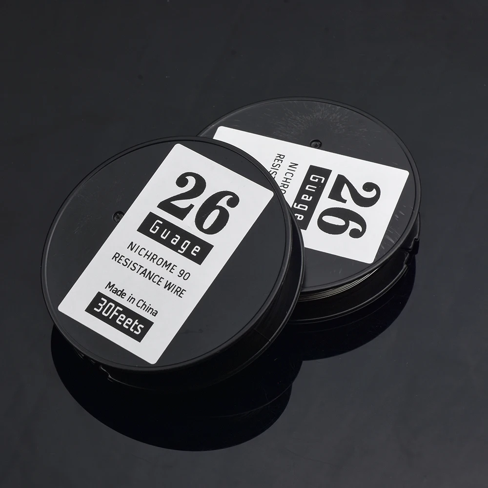 1Set 30ft Ni90 Ni80 Wire High Quality Nichrome 90 Resistance Heating Wire 26AWG Guage Spool