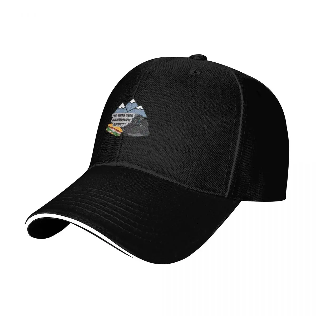 Is this the Sandwich Spot? Baseball Cap luxury woman cap Funny hats Golf Cap Luxury Brand Caps Male Women's