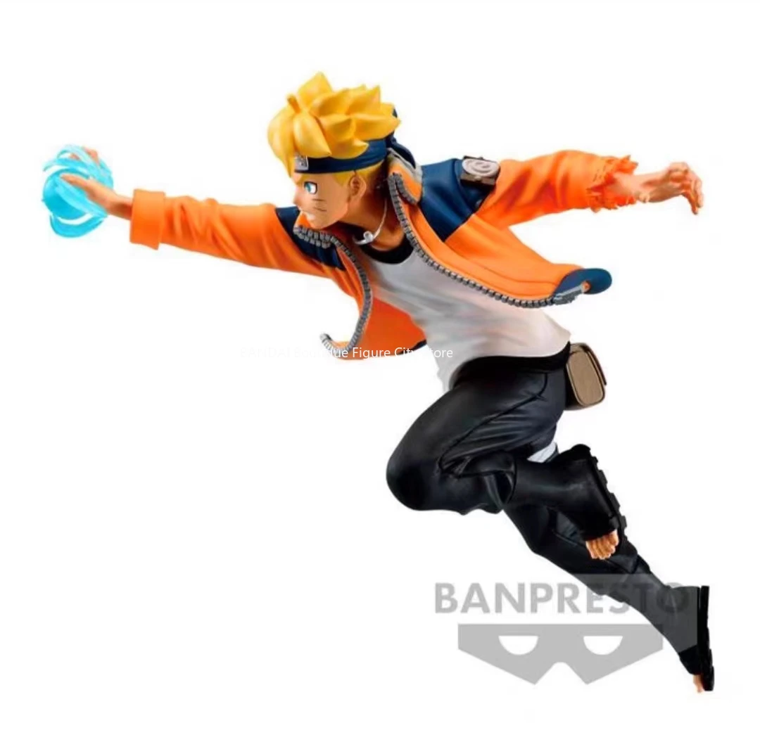 In Stock BANDAI NARUTO BANPRESTO VIBRATION STARS Uzumaki Boruto II Action Anime Model Toy Figure Gift Collect