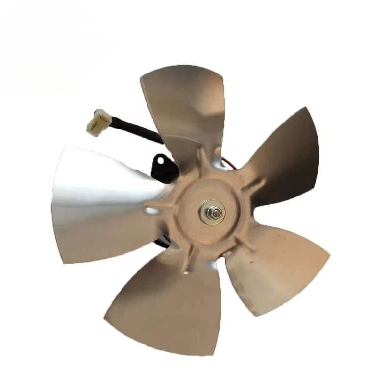 The 24V 10 inch bus air conditioning system is equipped with a brushed DC fan