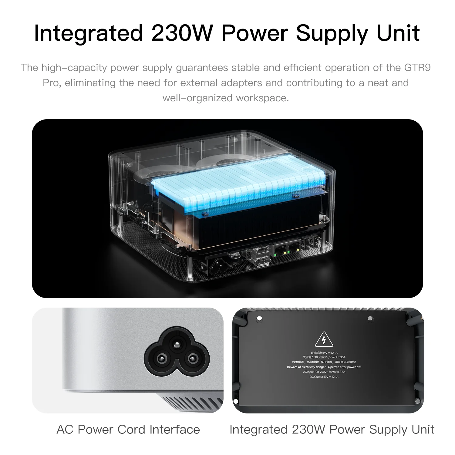 كمبيوتر Beelink GTR9 Pro AMD Ryzen AI MAX 395 Mini PC 5.1 جيجا هرتز 16C/32T RAM 128 جيجابايت LPDDR5X 8000MT/S WiFi7 BT5.4 كمبيوتر ألعاب منزلي