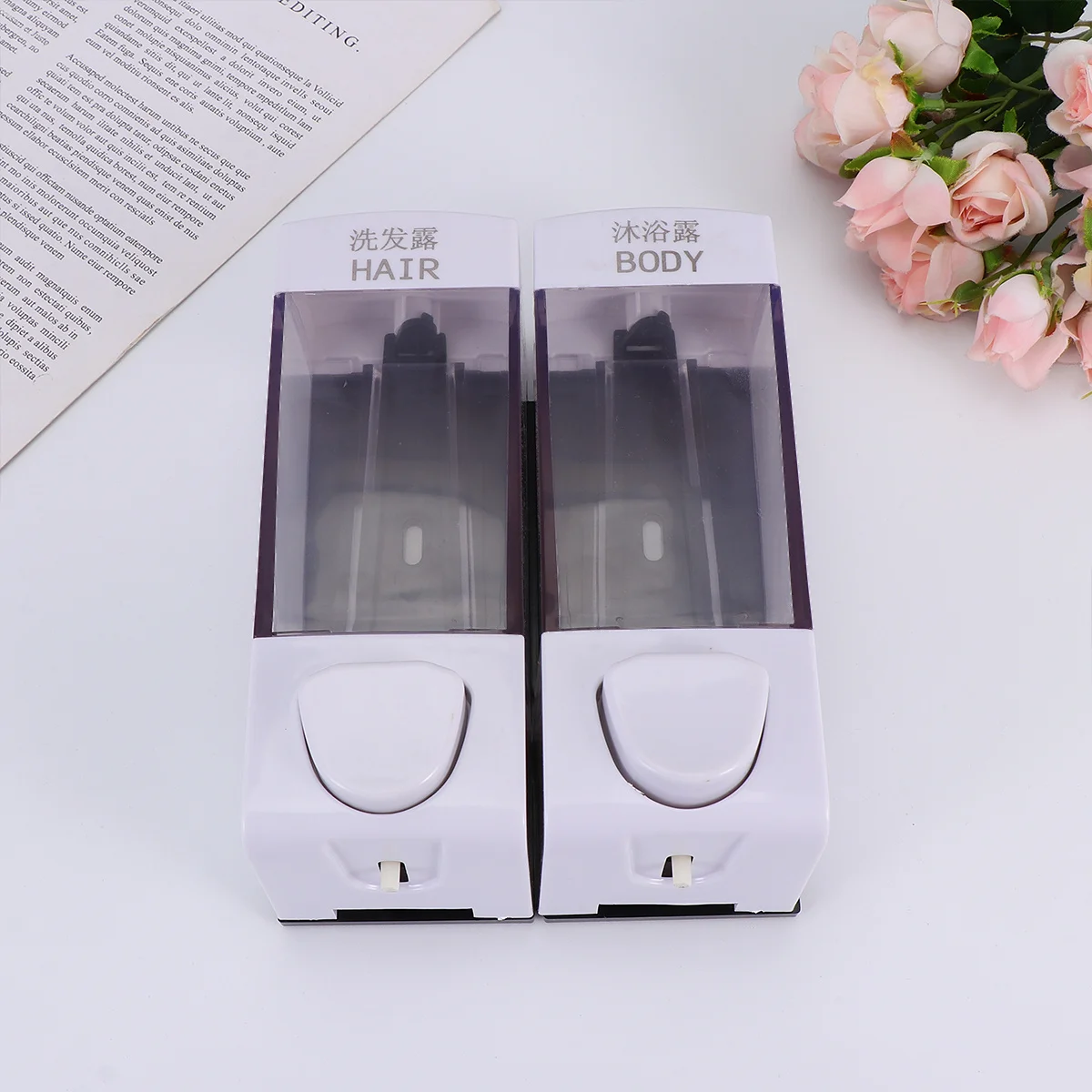 Dozownik do mydła 700 ml z gładką pompką, montowany na ścianie, butelka na balsam do akcesoriów łazienkowych, kuchenny pojemnik na płynne mydło.