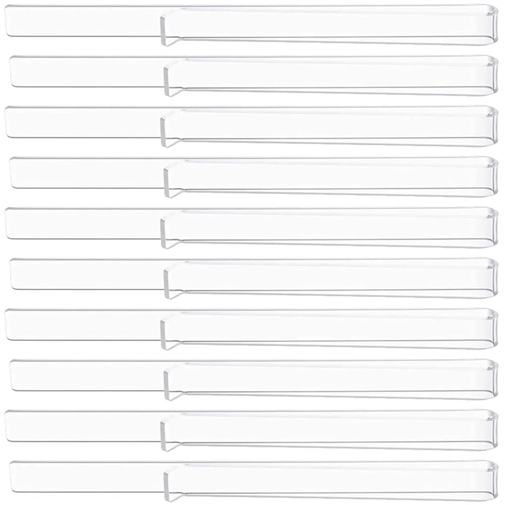 

5 Pairs Sheet Music Stand Clip Acrylic Singing Piano Score of 10 Pieces (pj1226 Clip) Clips Page