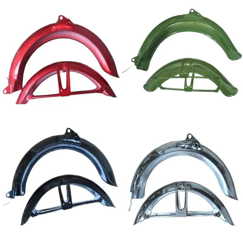 

Honda JH70 Motorcycle Original Front Rear Vintage Retro Fender Thickening Type Mud Guard 4 Colors Available Mudguard Sets