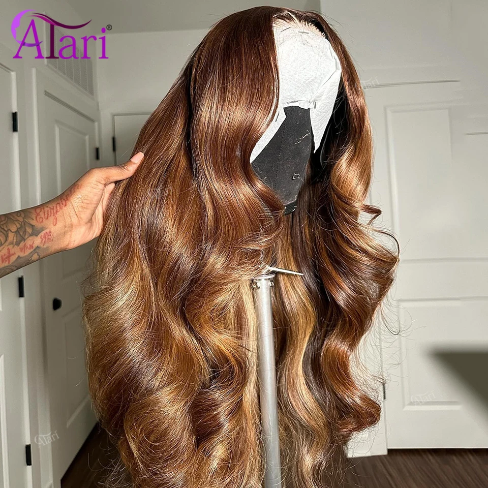 

Highlights Body Wave Human Hair Wigs Transparent 13x6 13x4 Lace Frontal Remy Hair Wig for Women 5x5 Closure Lace Wig Pre Plucked