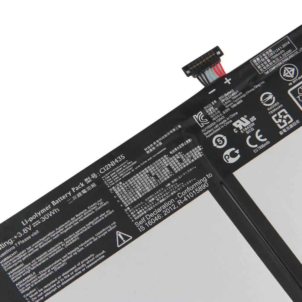 Replacement Battery C12N1435 For ASUS Transformer Book T100HA 7896mAh High Quality Batteries