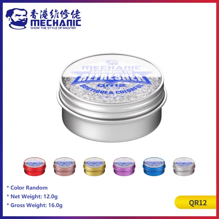 MECHANIC QR12 Solder Iron Tip Refresh Cream Non-stick Quick Remove Oxide Solder Iron Tip Rejuvenation Clean Paste Repair Flux