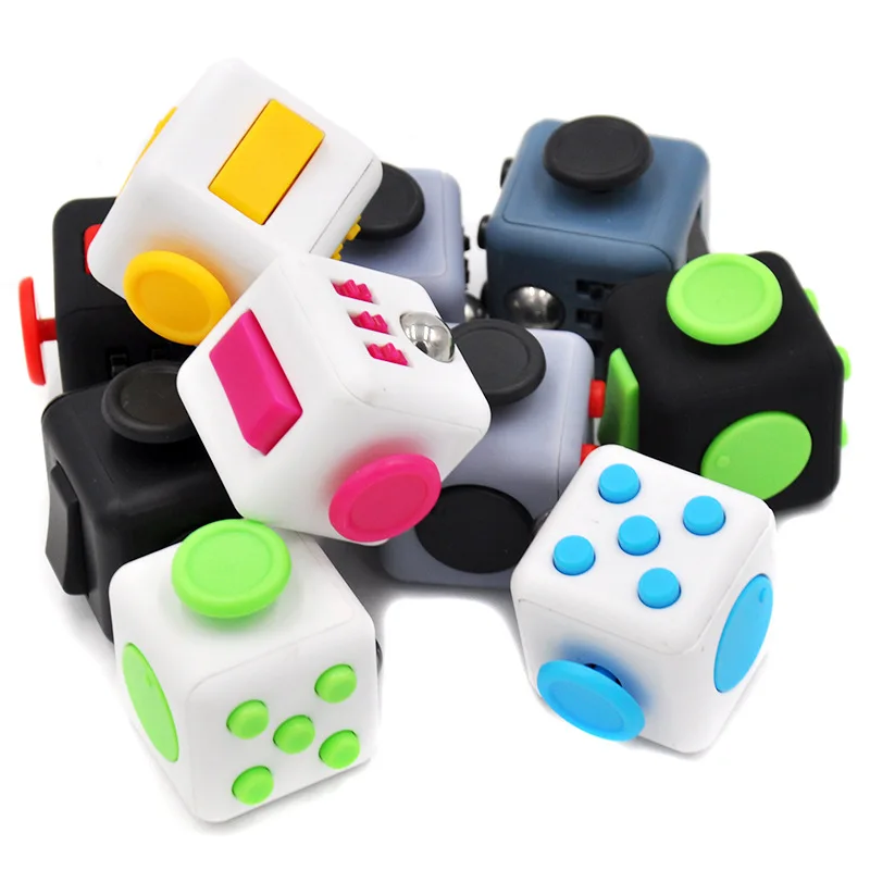 1PCS Fidget toys Anti Stress Cubes Rainbow Fingertip Infinity Magic Cubo Infinito Square Sensory Toys Decompression
