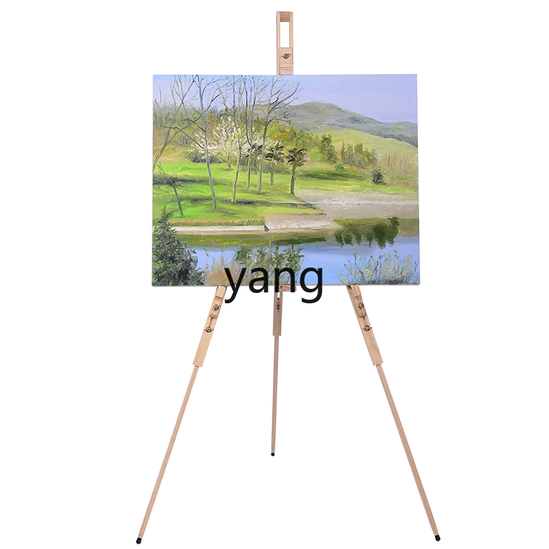

LMM Pine Tripod Sketch Artboard Stand Set Retractable Folding Display Rack Portable Sketch Solid Wood Oil Bracket