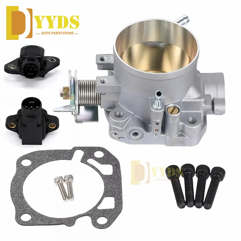 70MM Throttle Body 309-05-1050 Kit With TPS & MAP Sensor For Honda B16 B18 D16 F22 B20 D/B/H/F EG EK H22 PQY6959