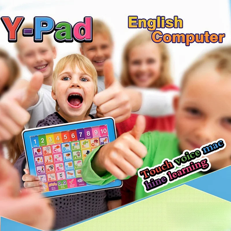 English ABC Tablet Learning Machine Foreign Language Touch Voice Point Reading Early Education Machine Toys