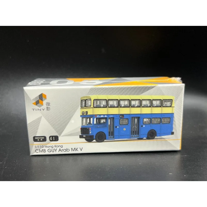 Modelo de Autobús de Aleación a Escala 1:110 de Autobús de Hong Kong Bus05 CMB Kee Tipo Árabe 5 North Point 41
