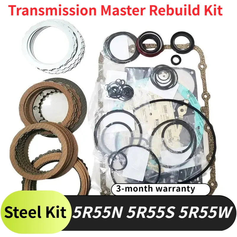 5R55N 5R55S 5R55W Automatic Transmission Overhaul Kit Friction Steel Plates Bands Filter For 5AT RWD