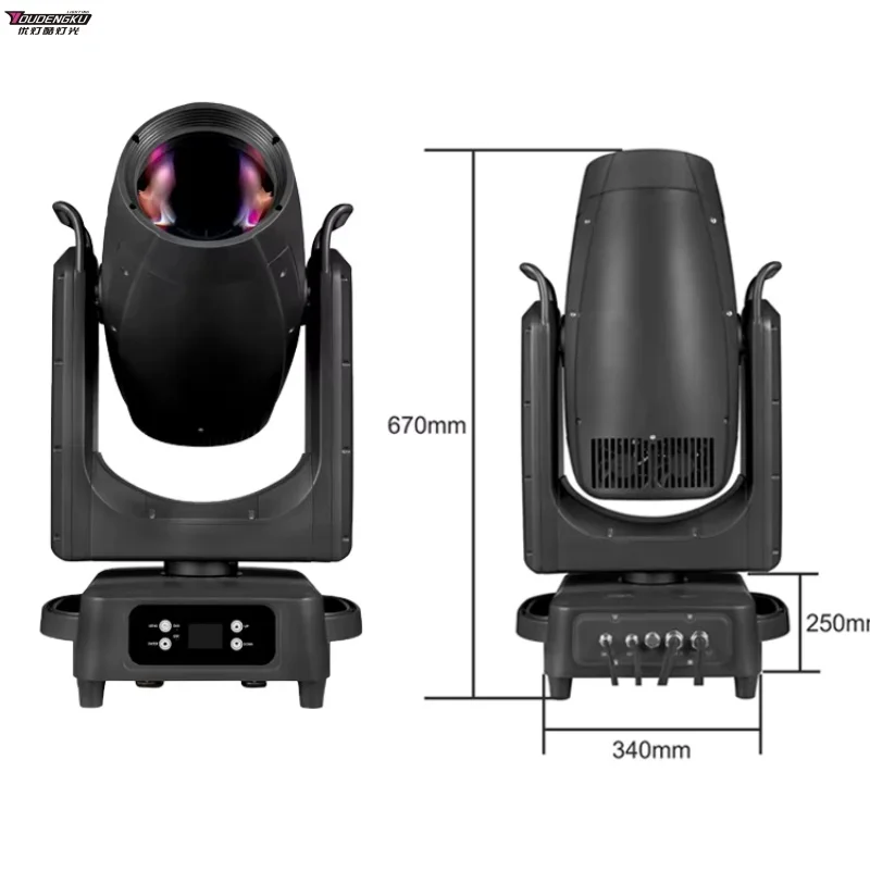 2-teiliger, wasserdichter 600W BSW 3in1 IP65 Outdoor CMY LED Beam Spot Wash Moving Head Scheinwerfer