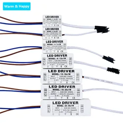 Driver de led 300ma 1-3w 4-7w 8-12w 18w 20w 18-25w 25-36w led fonte de alimentação de driver de corrente constante para transformador de led de driver